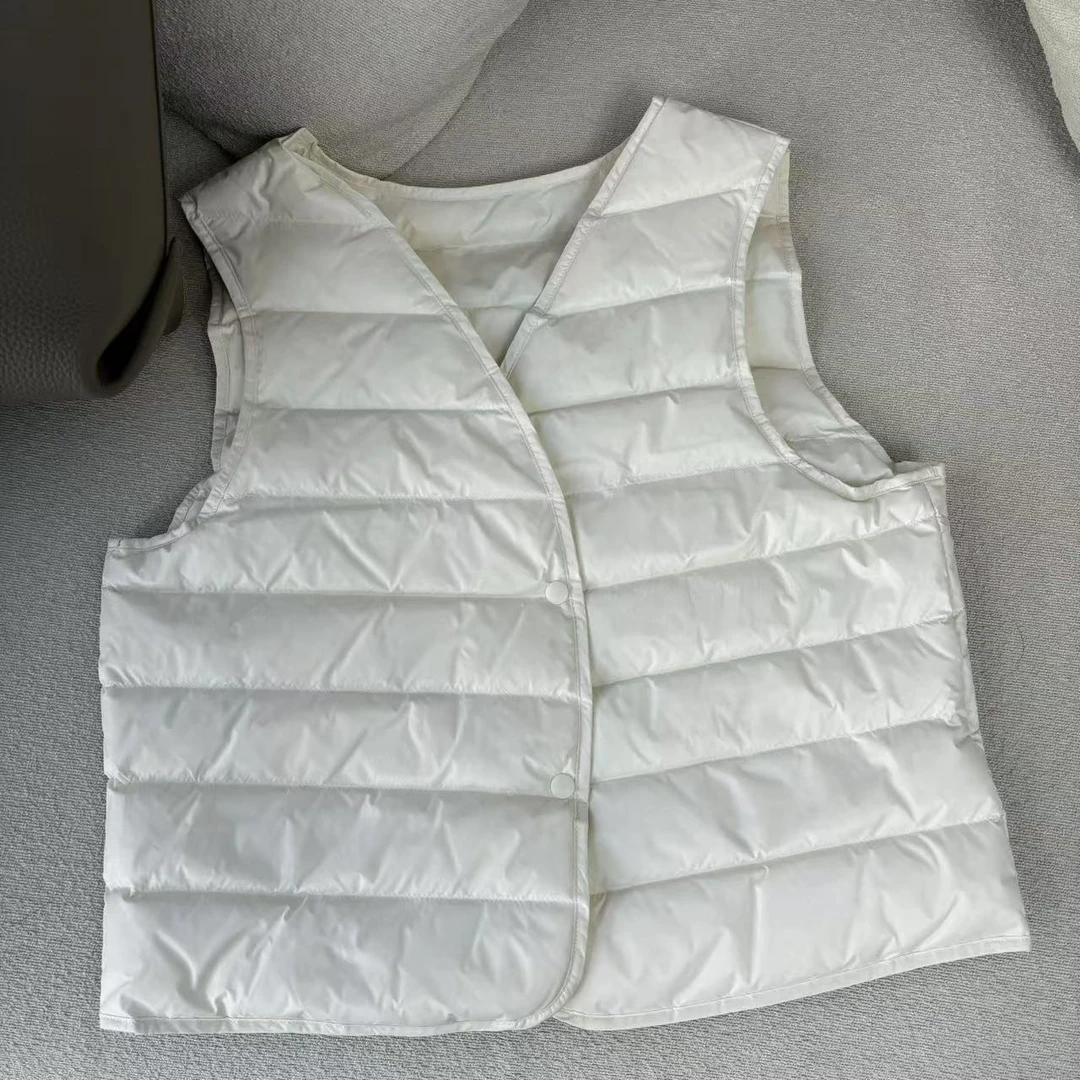 春季休闲百搭鹅绒马甲