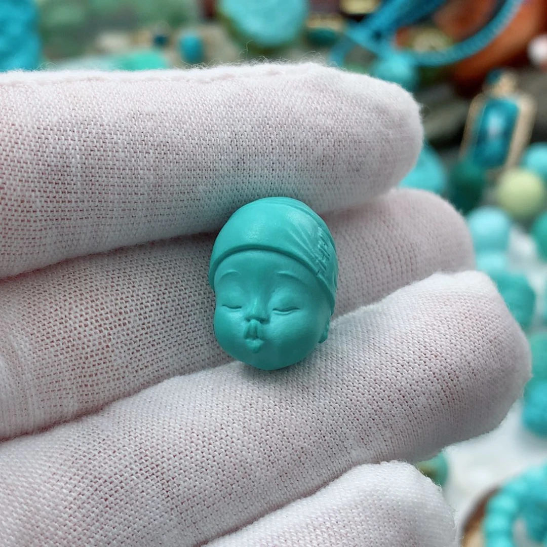 绿松石珠宝奇石未镶嵌