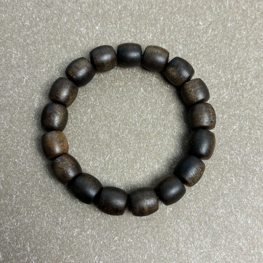 DZX006 沉香桶珠手串尺寸约12mm 多样性发一件