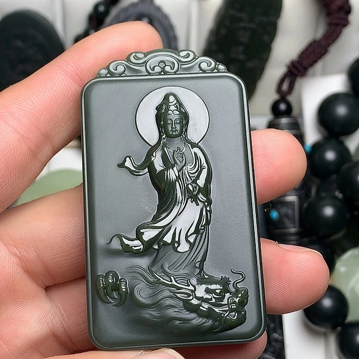 和田玉（青玉）未镶嵌颈饰