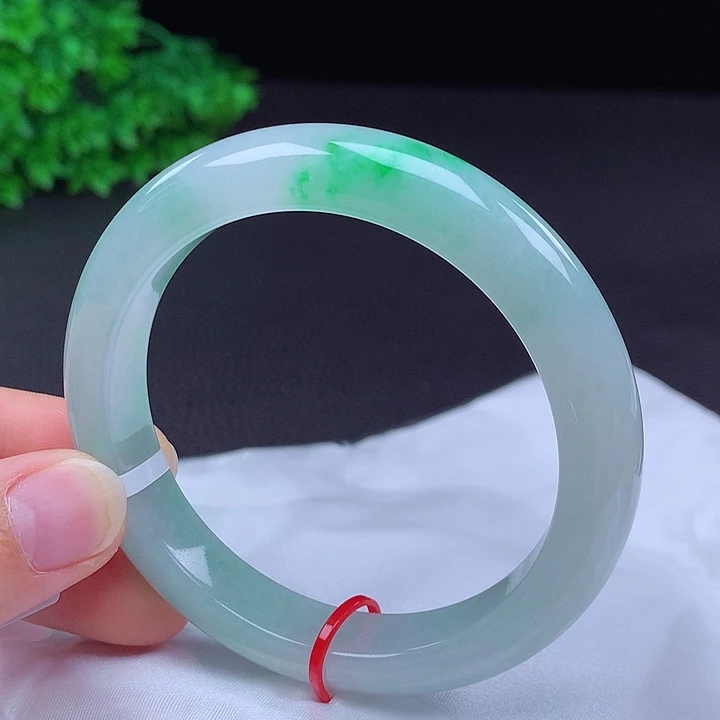 翡翠未镶嵌手镯57圈681303