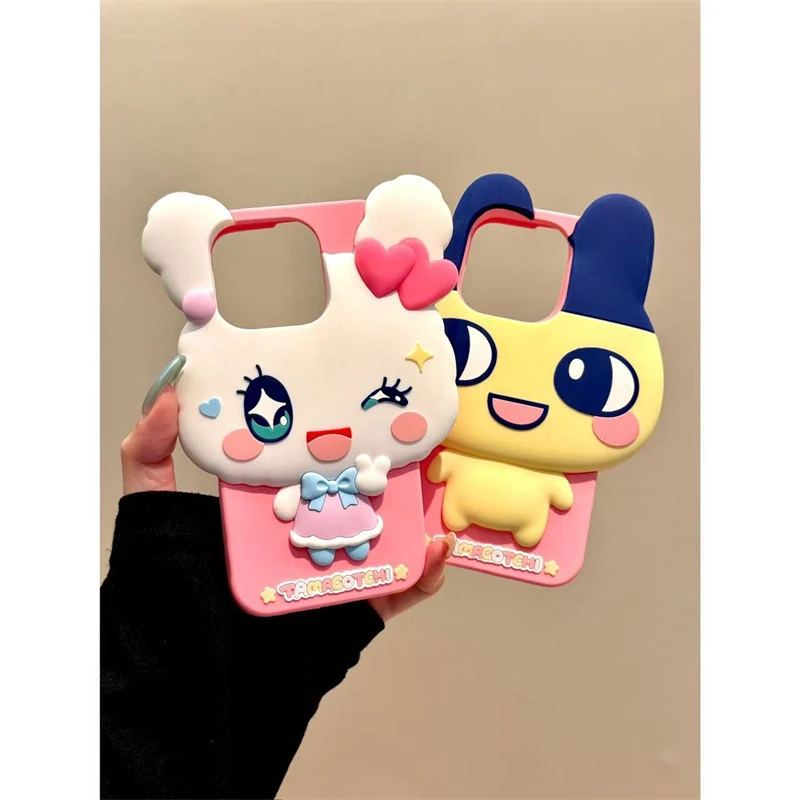 适用苹果iphone16promax立体硅胶15pro可爱卡通14创意13ins手机壳