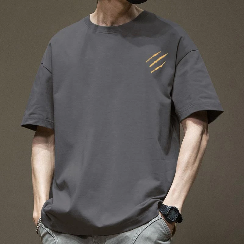 凡客潮流白色短袖t恤男士夏夏季纯棉长袖内搭2025新款体恤圆领打