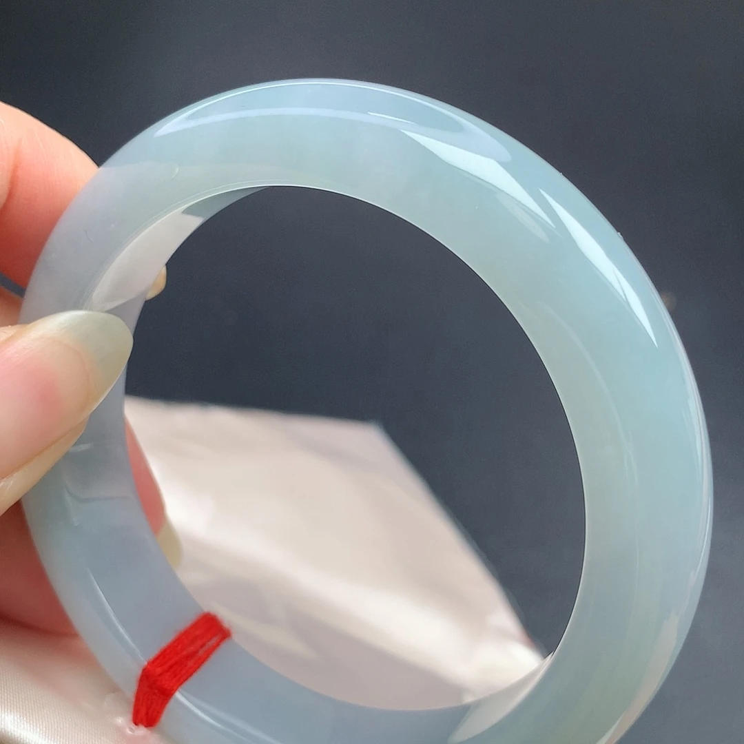 翡翠未镶嵌手镯57圈口