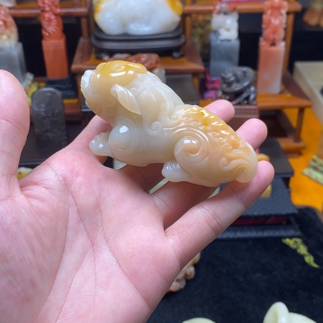 寿山石阳*府红红火火好好好