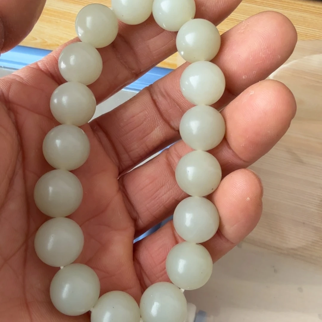 和田玉颈饰未镶嵌涛****A