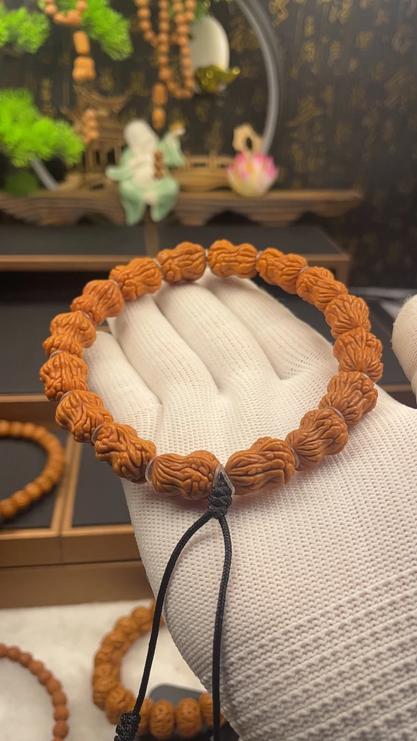 【正品】秦岭龙纹桃核葫芦花生异形核桃核手串老树籽高油性高密度