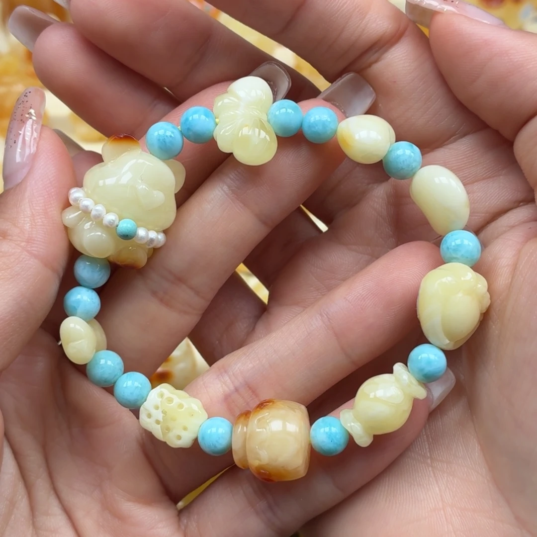 琥珀未镶嵌裸石蜜蜡