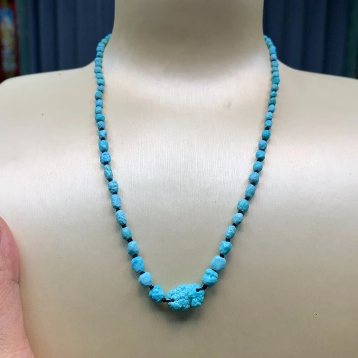 绿松石未镶嵌长链