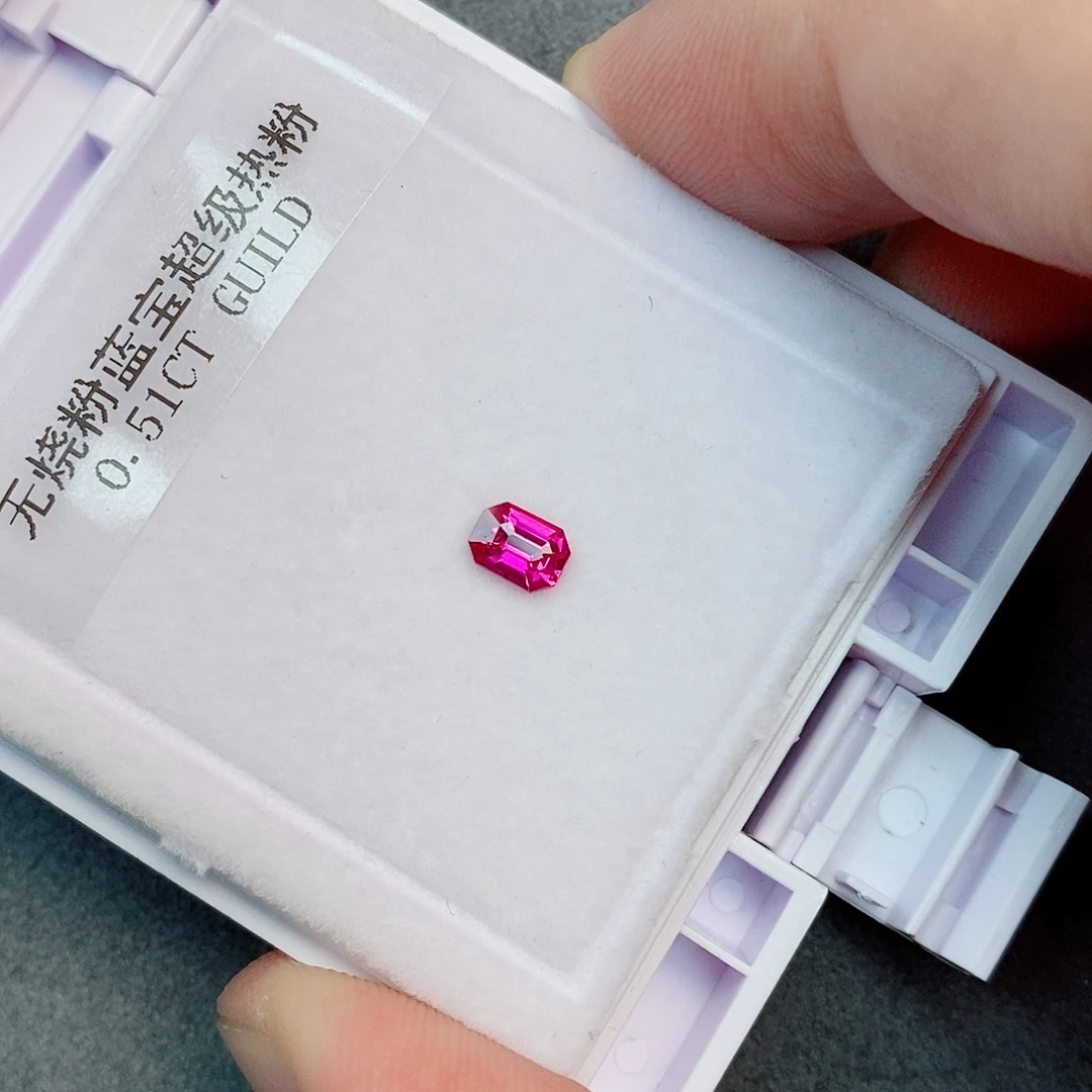 S***a裸石彩色蓝宝石0.51ct 吉尔德 超级热粉