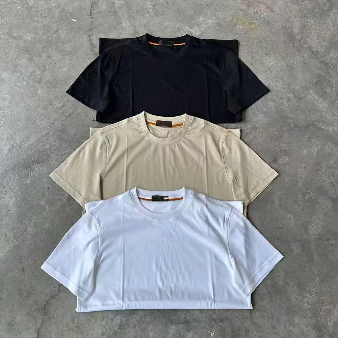 【ZM】胸前硅胶标圆领短袖