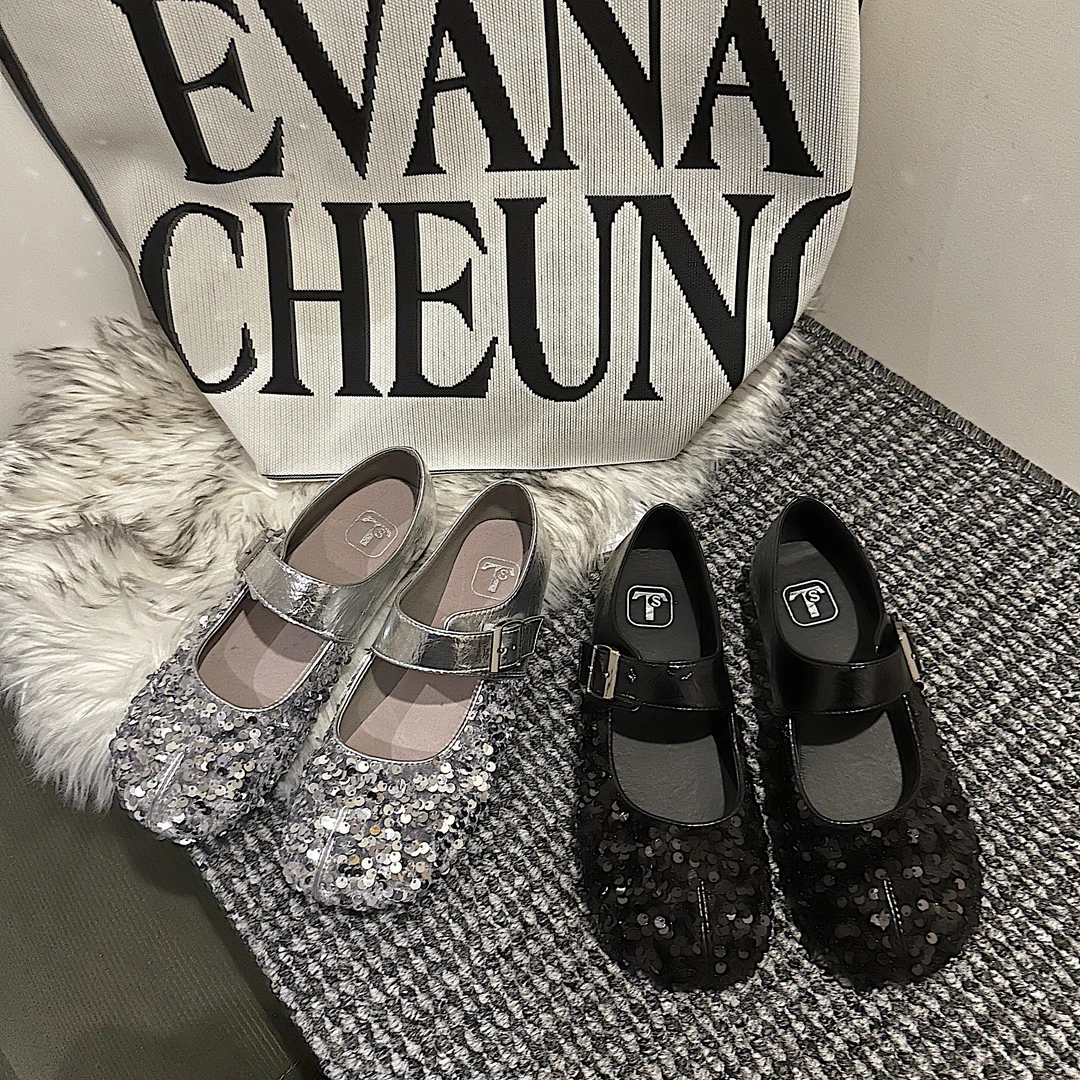 TS时尚单鞋2024秋季新款气质百搭玛丽珍浅口单鞋MTB47219-Y