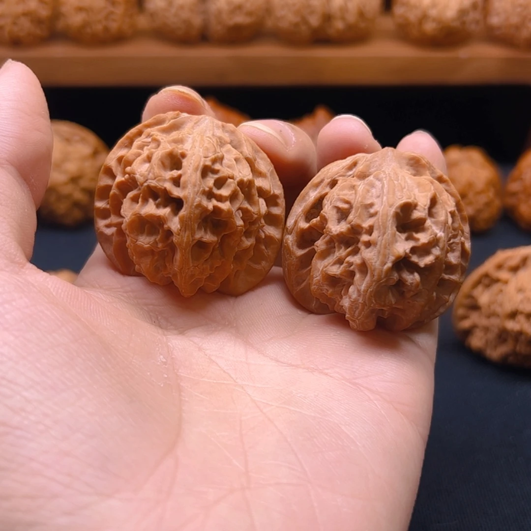 核桃把件苹果园41全品红皮