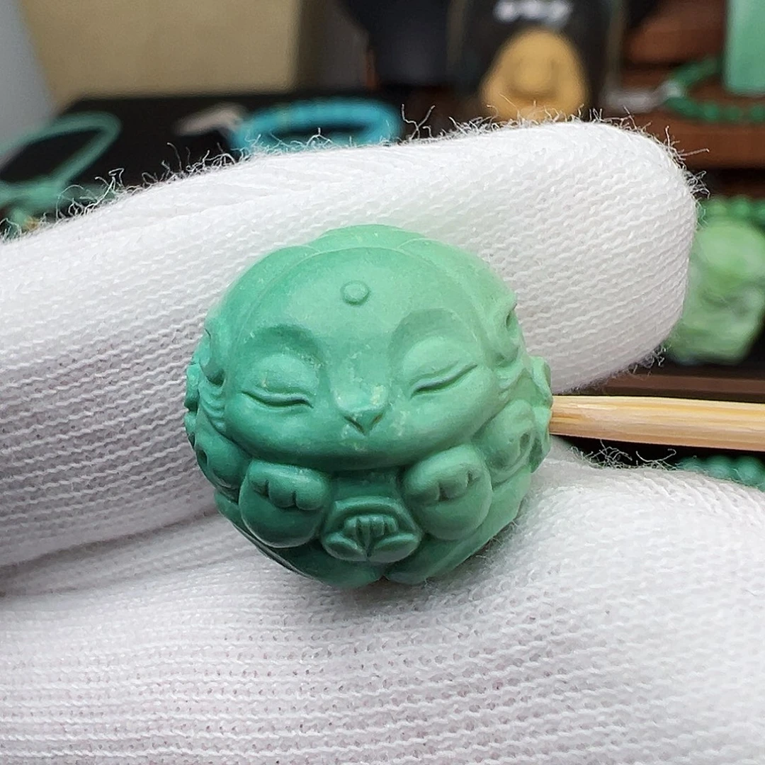 未镶嵌绿松石绿松石主播璐璐