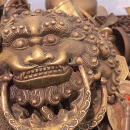 车****?闪电购铜摆件工艺品