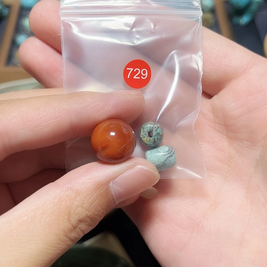 外***物未镶嵌圆珠桶珠老型手串！！玛瑙/玉髓