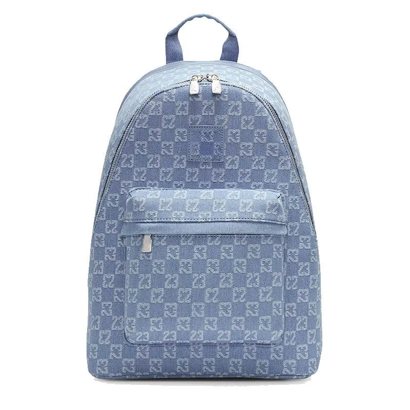 【牛仔双兜】韩版经典潮流男女同款运动休闲双肩包适合户外旅行百搭