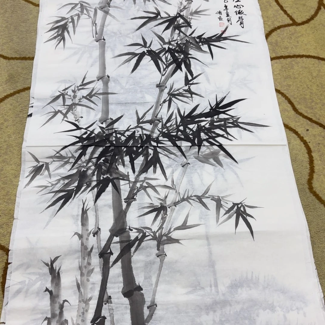 国画顾传吉四尺童