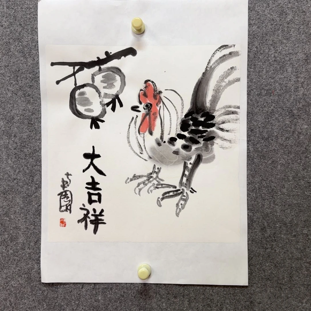 国画冯林老师手绘作品