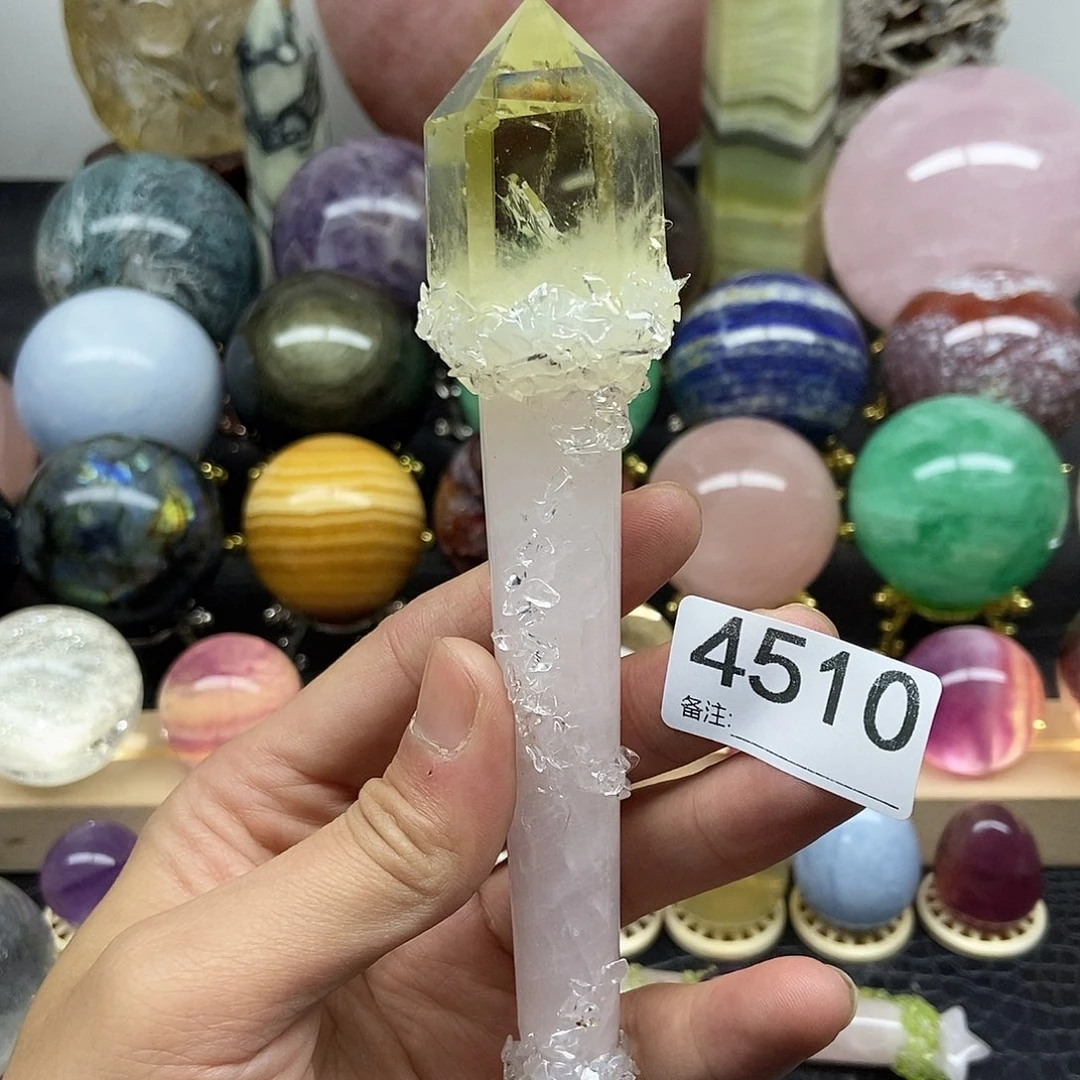 水晶摆件未镶嵌金*豆摆件