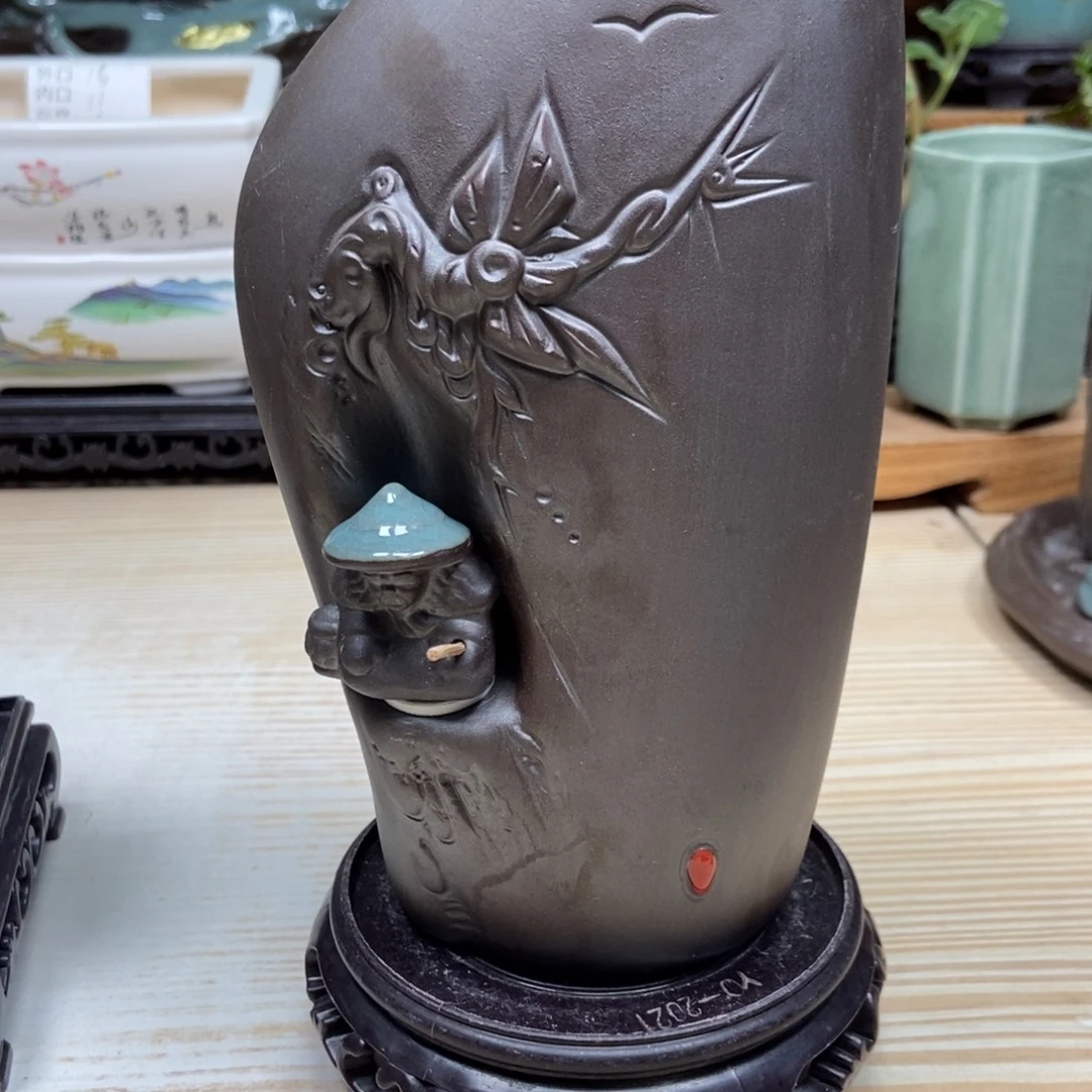 瓷片陶瓷花盆陶瓷艺术