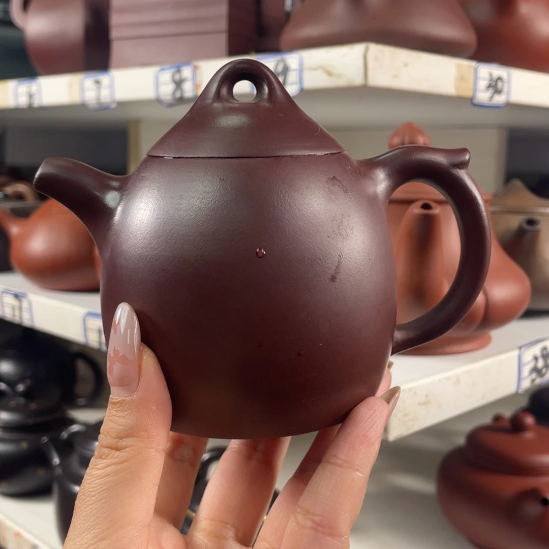 茶壶紫砂紫泥半手220毫升