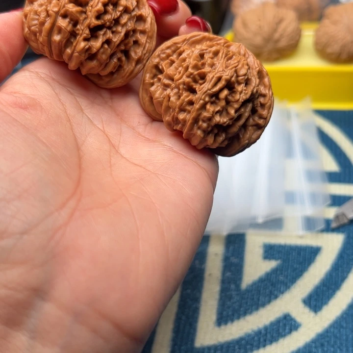 吊坠桃核文玩四座楼