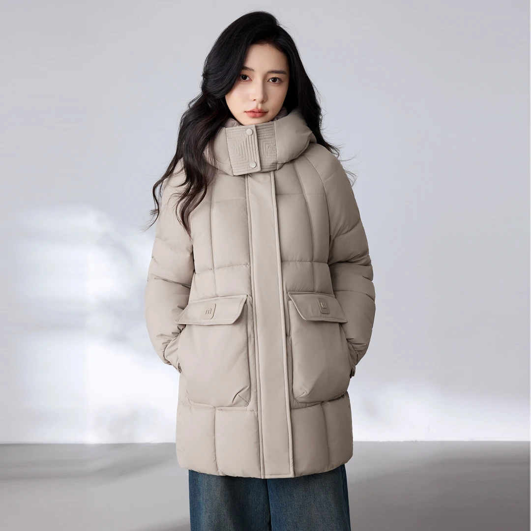 宽松面包服爆款冬季洋气加厚2025连帽新款棉服女棉衣棉袄保暖外套