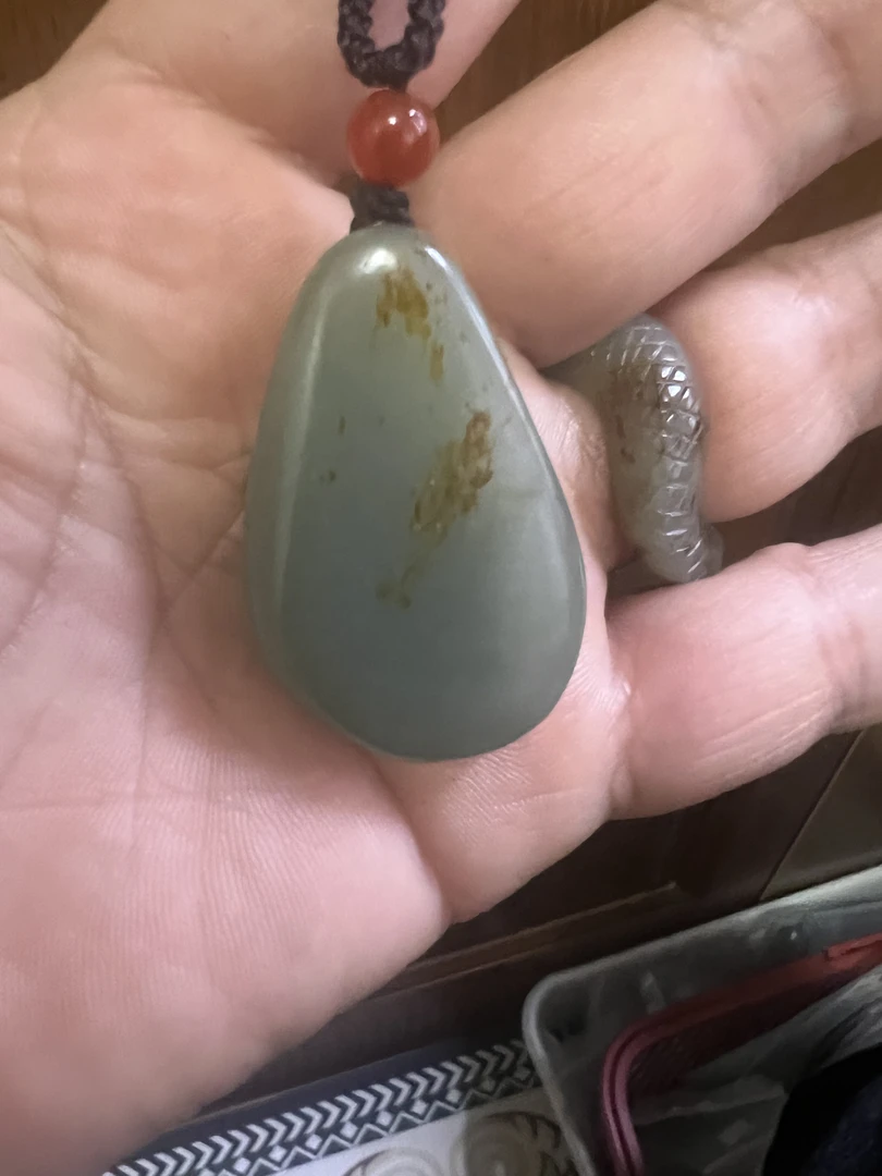 天然玉石原石料子油润