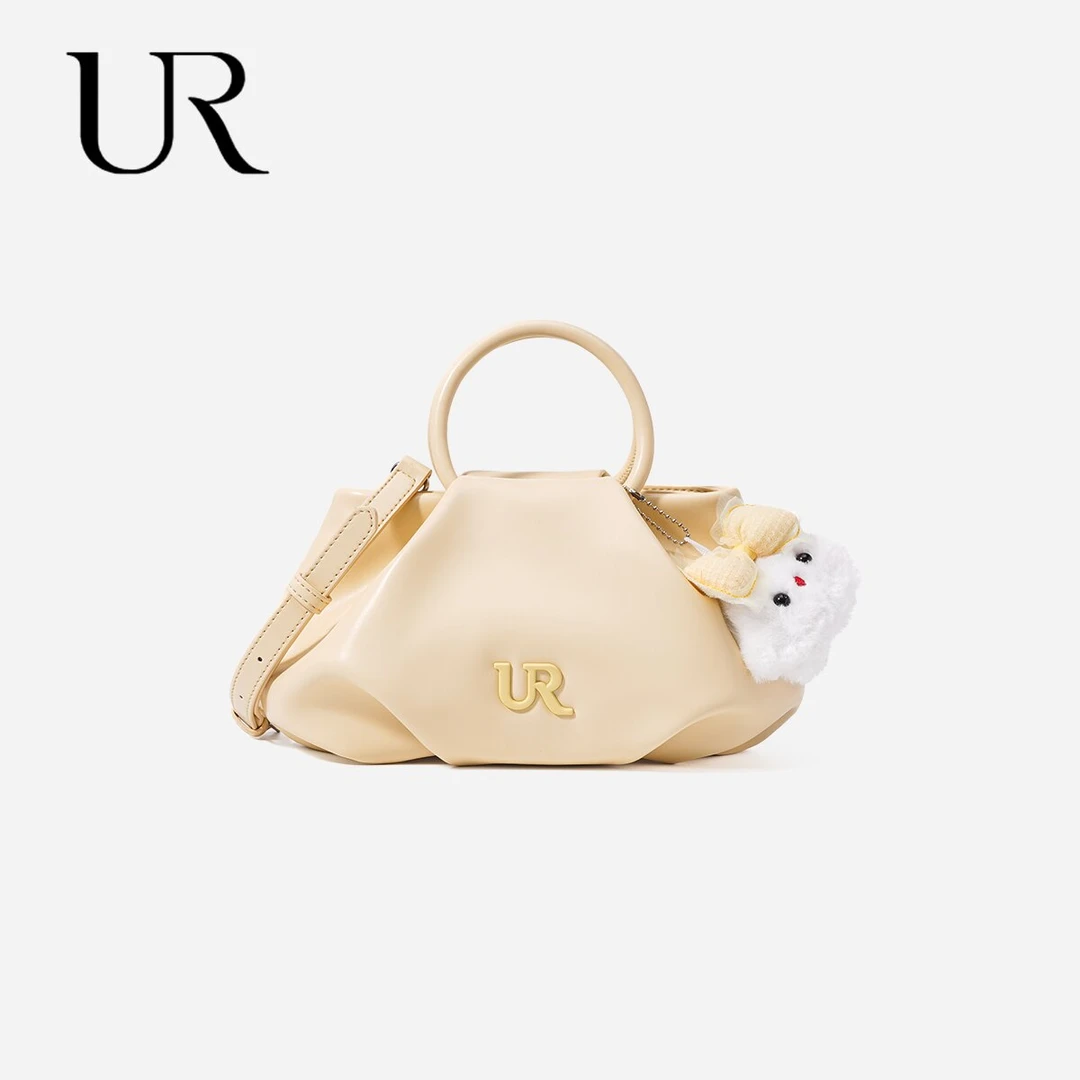 【夏夏专属】UR2025新款时尚褶皱设计百搭手提单肩斜挎包