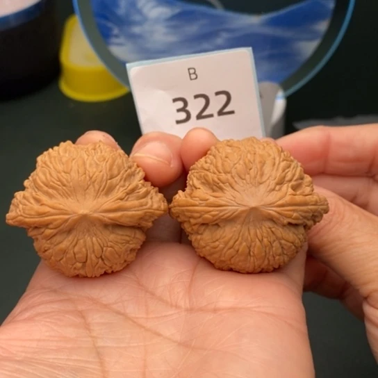 文玩核桃把件44泥鳅背322