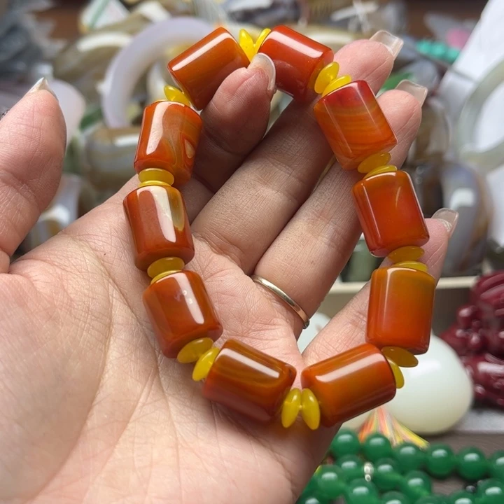 玛瑙/玉髓手链未镶嵌