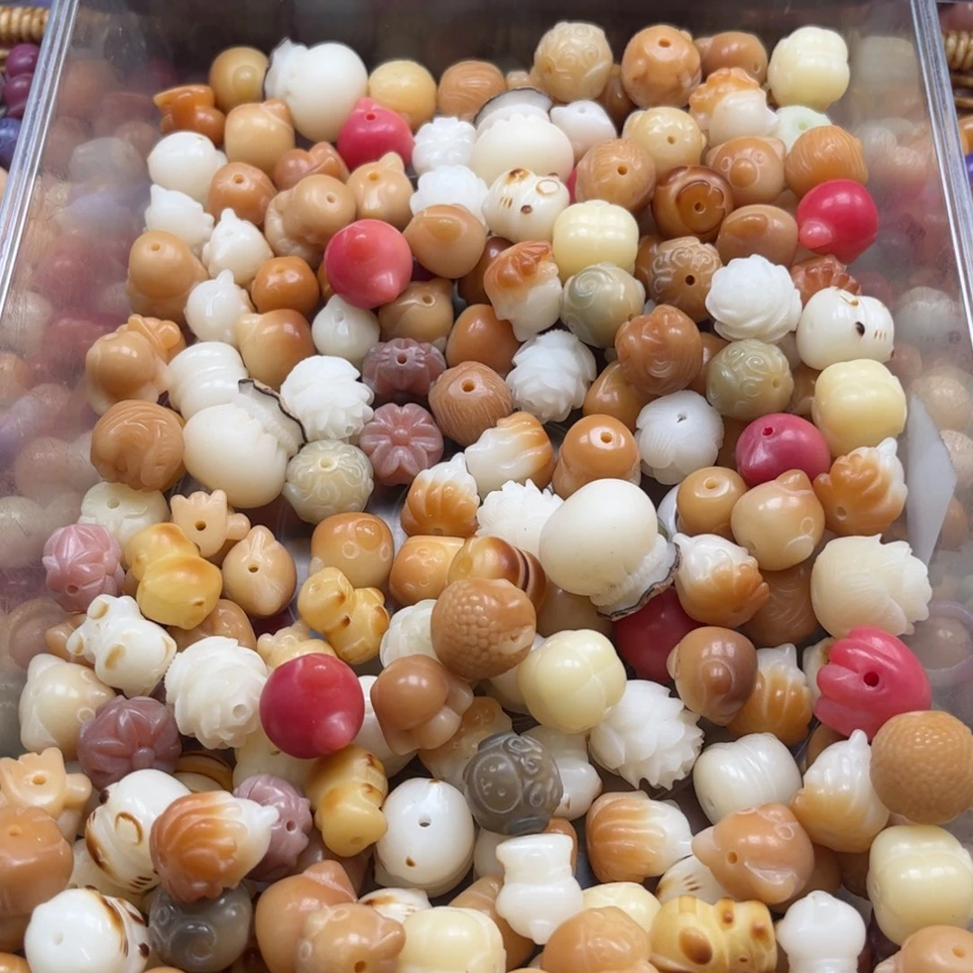 【闪购商品】白玉菩提吊坠c/15-16 12颗大雕刻