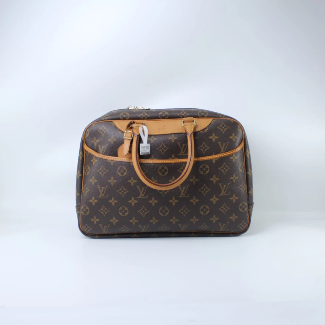 95新 LouisVuitton/路易威登 经典老花中号珍妮手提包