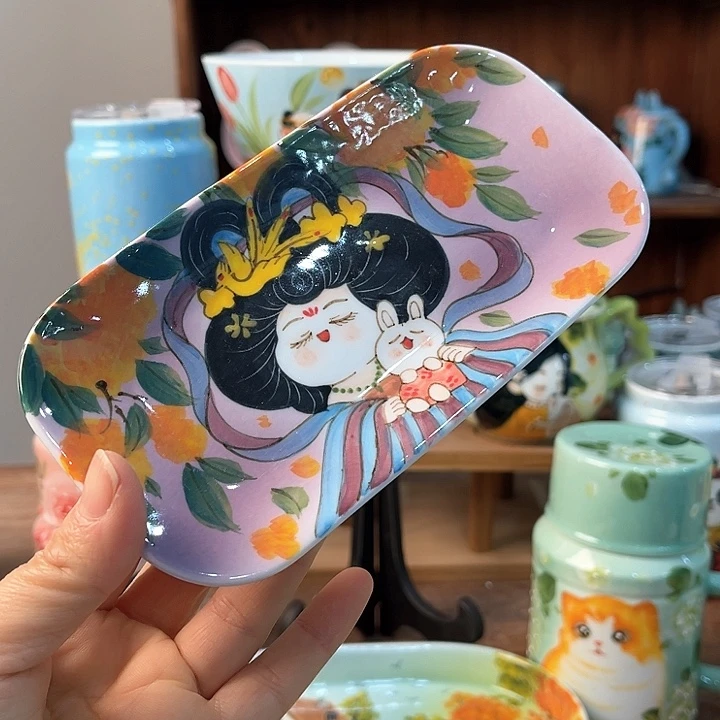 陶景德镇釉下手绘陶瓷