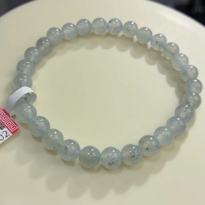翡翠未镶嵌手链冰胶浅乌鸡卡6.2