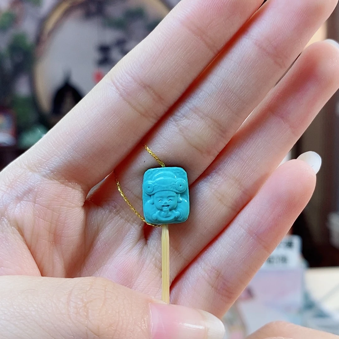 未镶嵌绿松石珠宝奇石