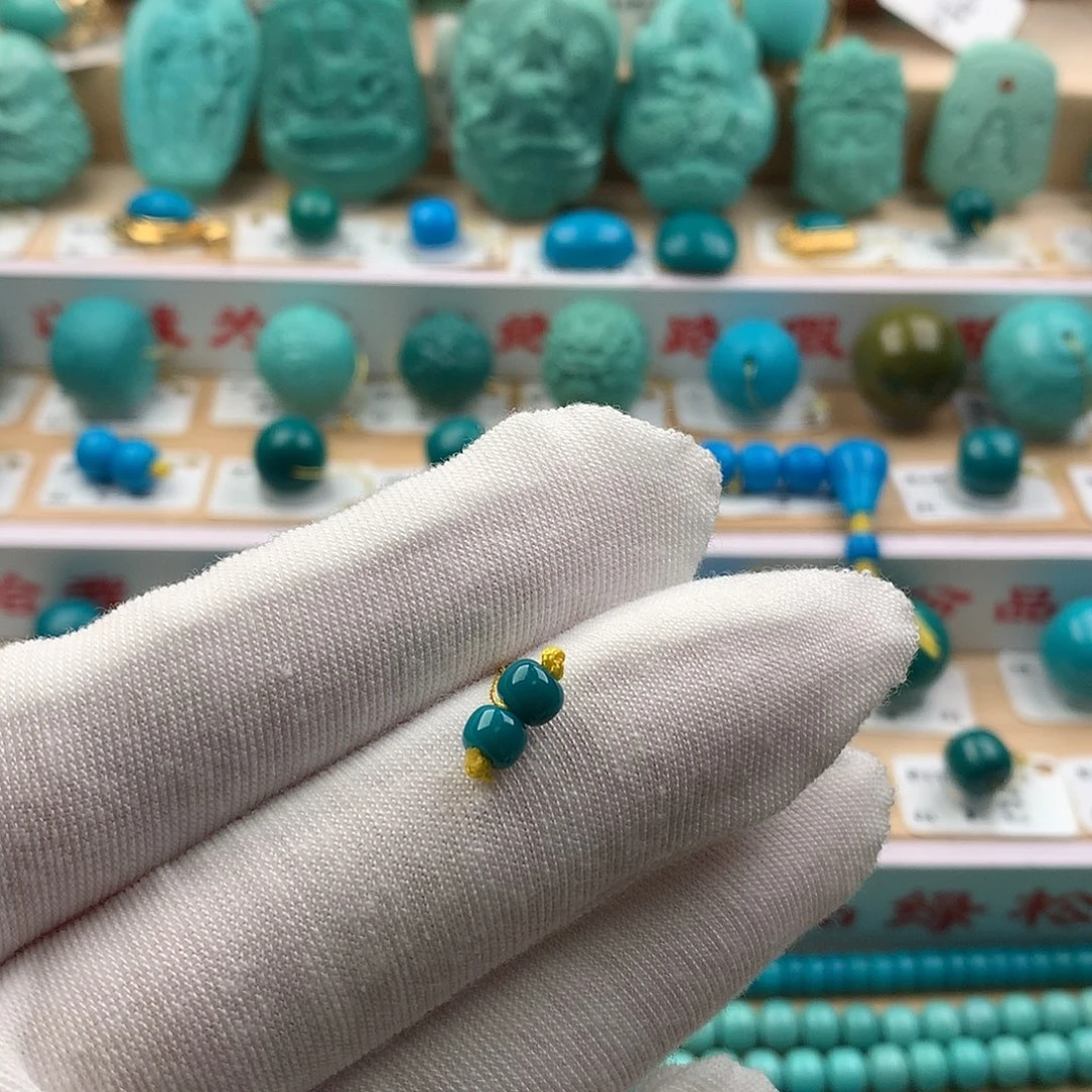 绿松石未镶嵌配饰4.8