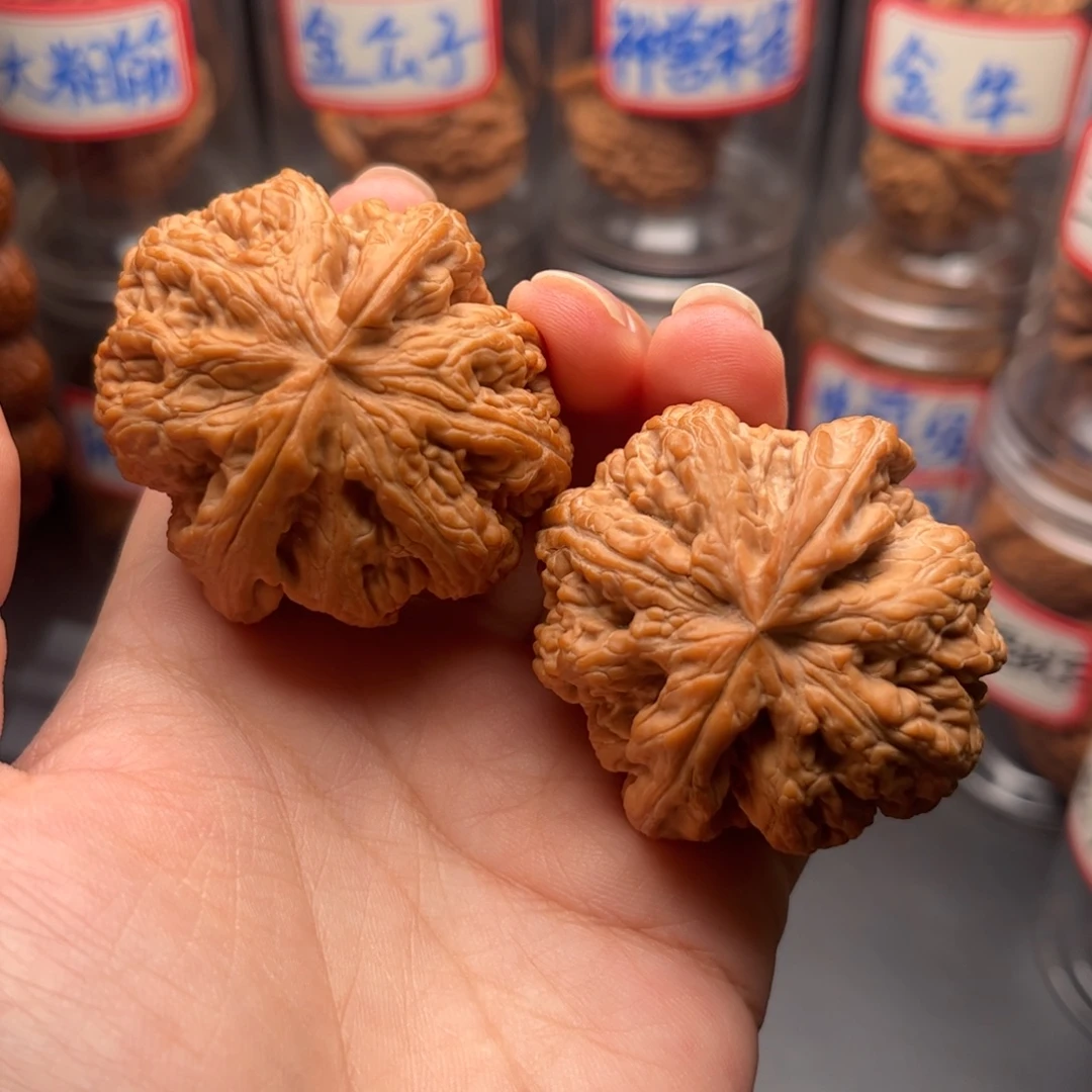 台***稳把件文玩核桃45球筋