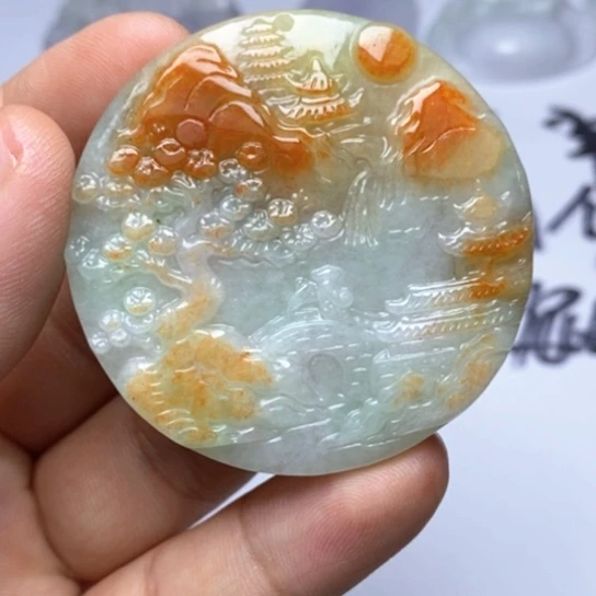 颈饰未镶嵌翡翠翡翠