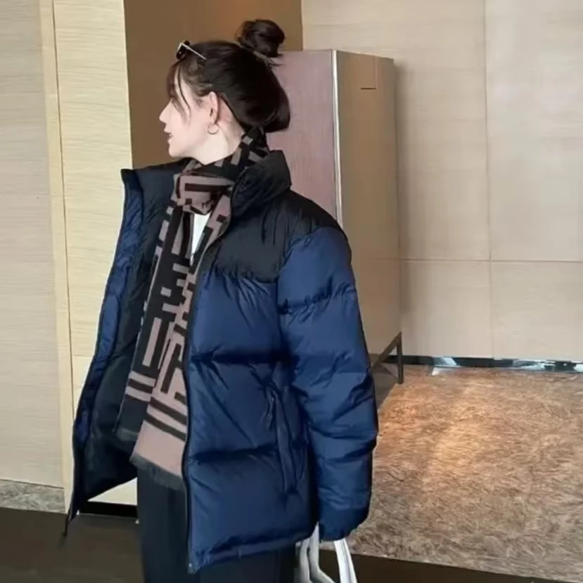 秋冬时尚防水厚款保暖外套男女同款加厚面包服