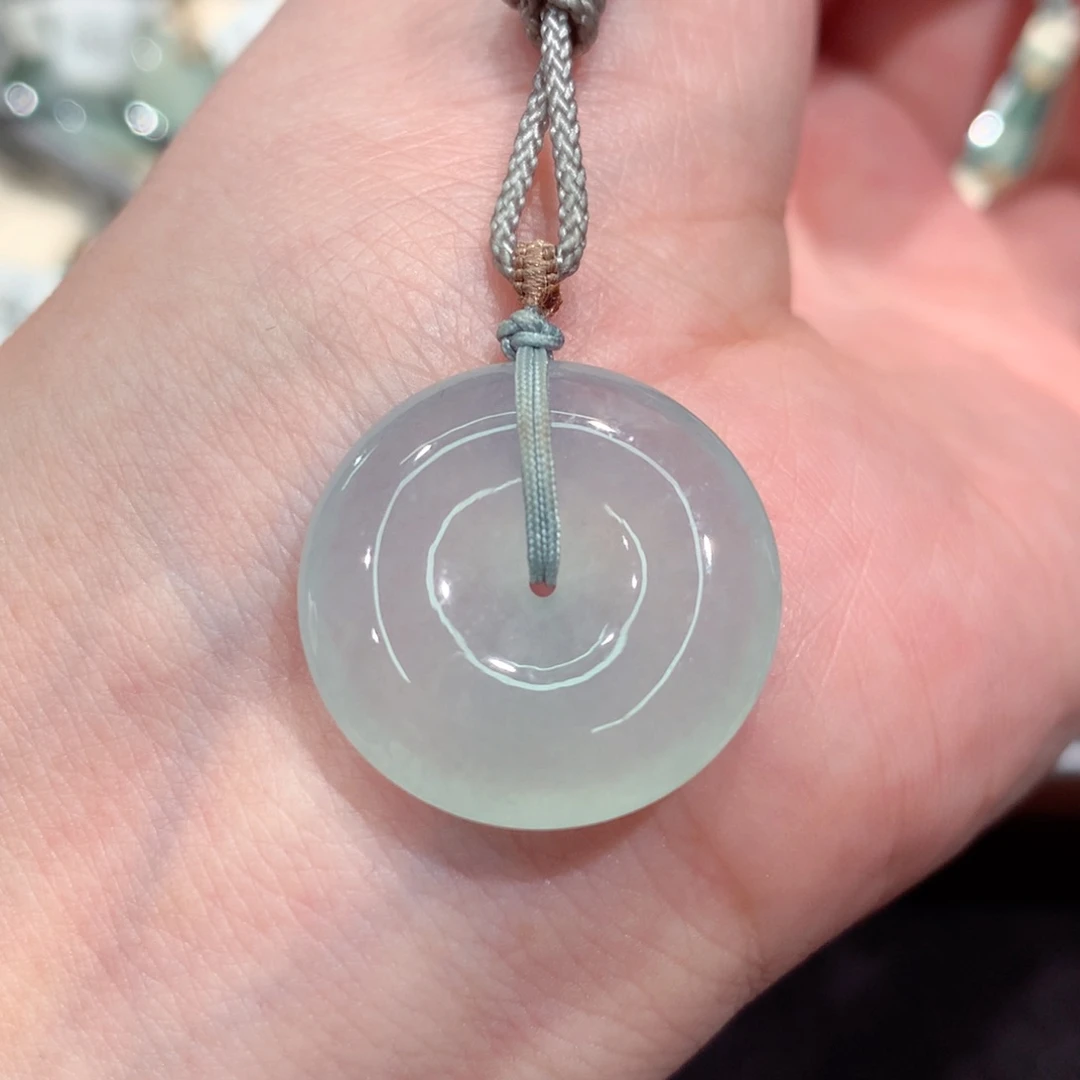 颈饰未镶嵌翡翠扣子