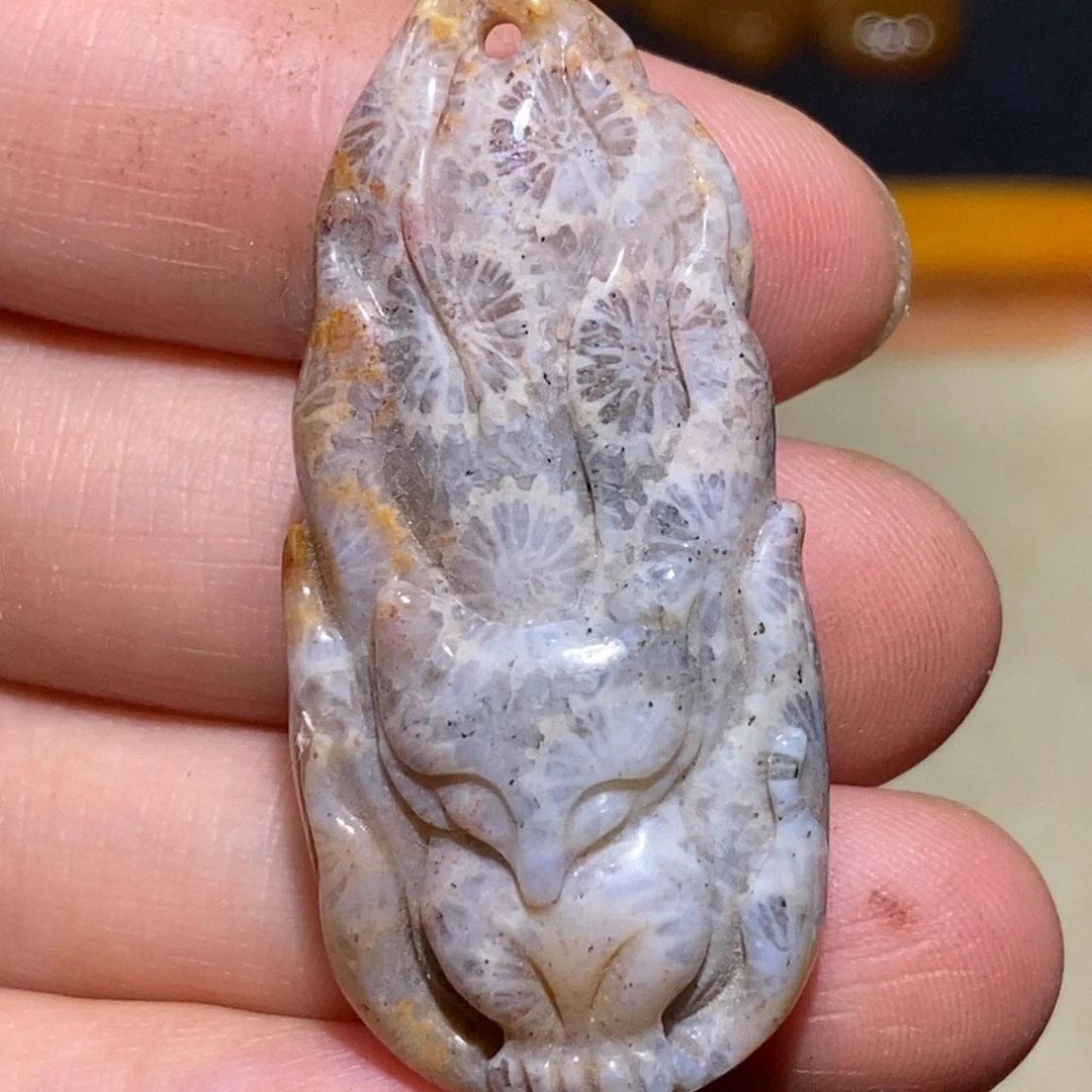 【闪购商品】硅化玉珊瑚玉未镶嵌石*