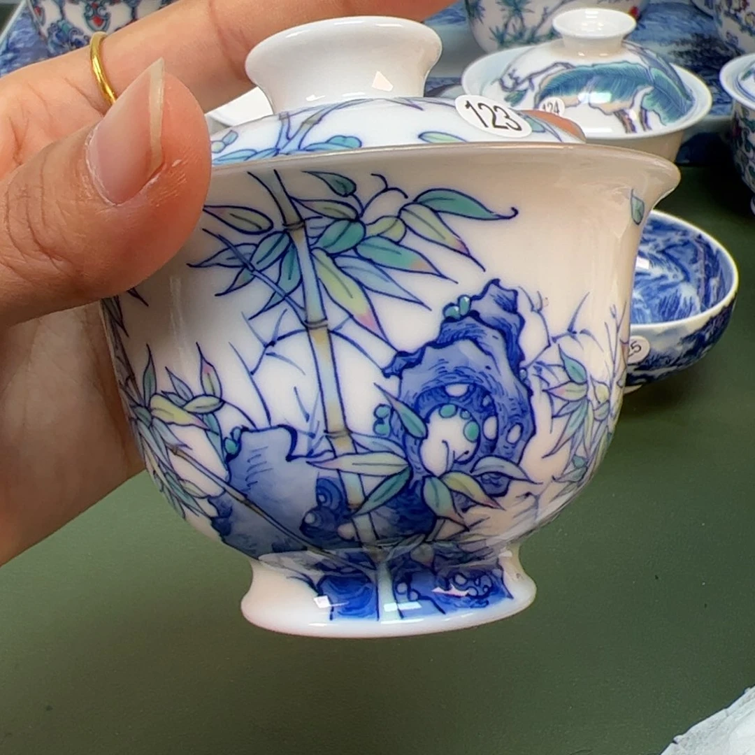 木木景德镇纯手绘茶具123