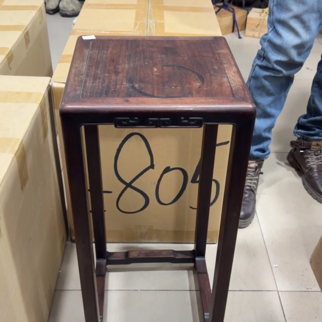 两***田家具红酸枝木类般若中古美术工艺品