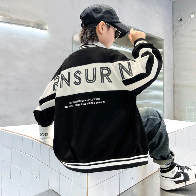 儿童春秋季外套新款棒球服酷帅秋款炸街潮A3053