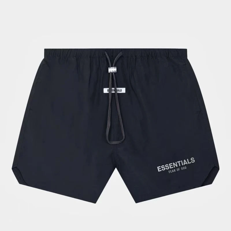 ESS梭织速干反光小LOGO运动美式休闲短裤