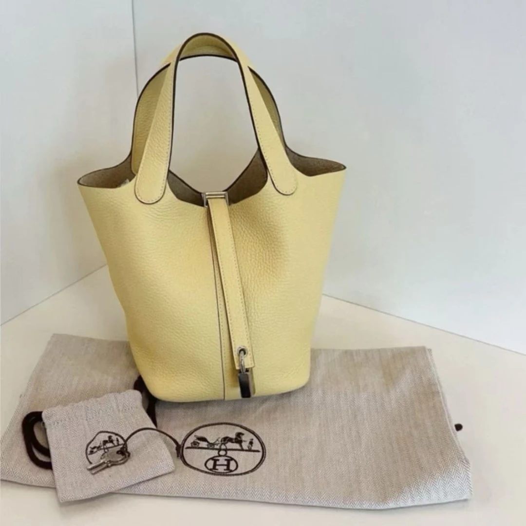 99新 Hermes/爱马仕 爱马仕小鸡黄菜篮子 25090062-04