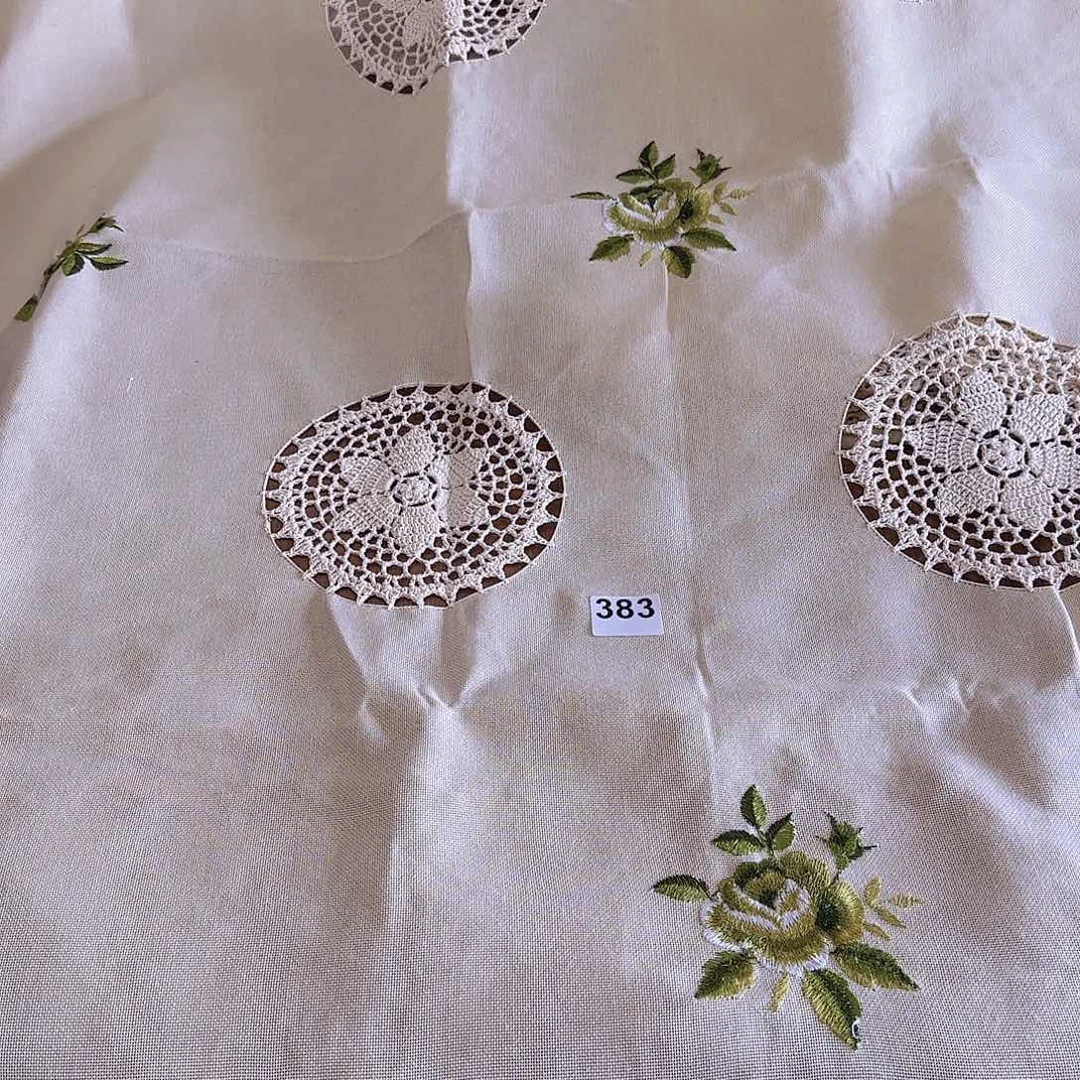 棉麻钩针相拼桌布2.2❌1.55，383号