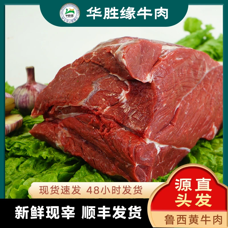 【华元】精选瘦肉（优选）5斤装 鲁西黄牛 现切现发